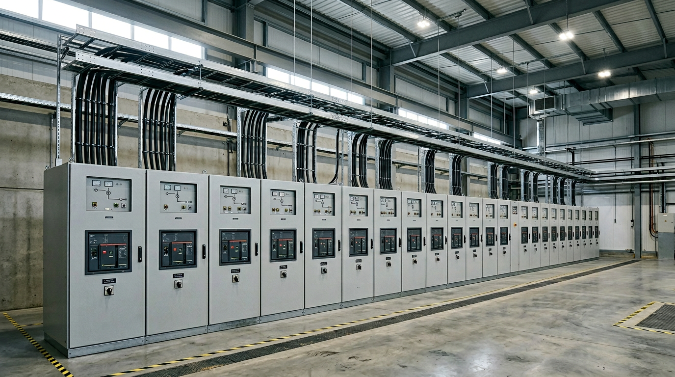 Industrial electrical switchgear and distribution equipment